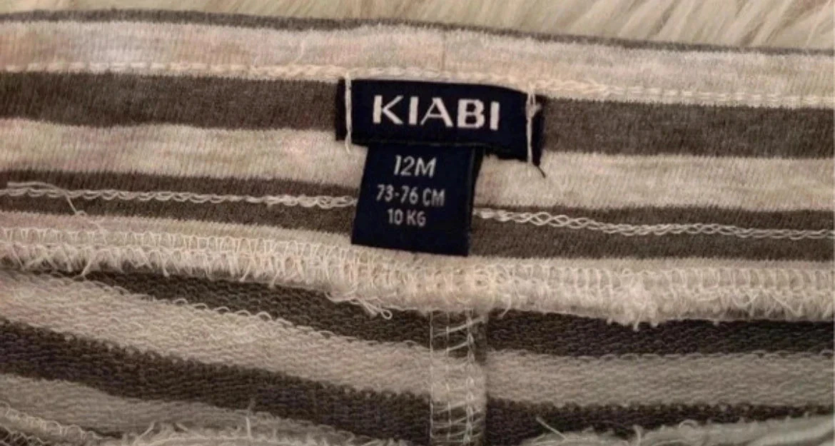Gestrepte babyshort – Kiabi – Maat 12 maanden – photo 3